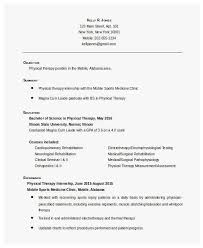 68 Amazing Photos Of Sample Physical Therapy Resume Best