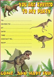 19 Roaring Dinosaur Birthday Invitations Kittybabylove Com