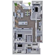 apartment floor plans the district