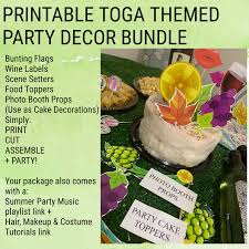 toga party frock paper tiaras