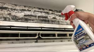 While there are a number of commercially available coil cleaning solutions on the market, air conditioner coils can be cleaned with a solution of a mild household detergent and water. Best Coil Cleaner Aircon Spray Air Conditioners Step By Step Guide Ac Indoor Unit D I Y Now Youtube
