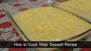 corn maja blanca dessert recipe