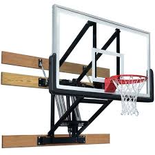 First Team Wallmonster Supreme Adjustable Wall Mounted Basketball Hoop Acrylic