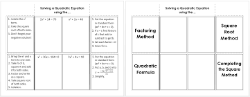 Solving Quadratic Equations Systry