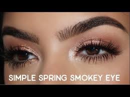 simple smokey eye tutorial for spring