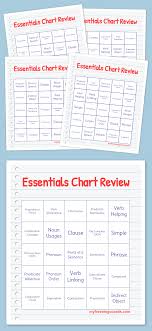 Essentials Chart Review Bingo Free Printable Bingo Cards