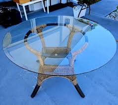 Super Nice 42 Round Glass Top Patio