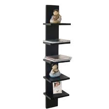 utility column spine wall shelf