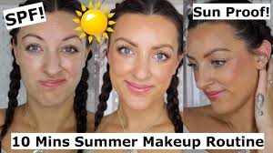 summer makeup for hot weather