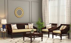 dark brown wood furniture for living