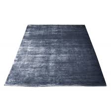 black bamboo silk rug