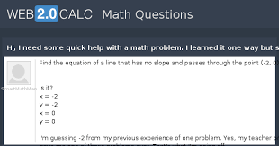 Math Problem I Learned