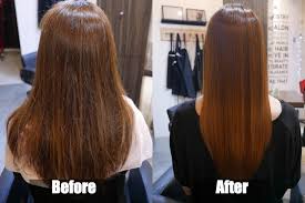 hair straightening treatment