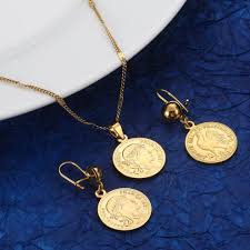coin pendant necklaces lecoqgaulois old