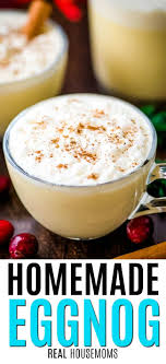 homemade eggnog raw or cooked egg