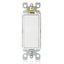 Leviton Decora Plus 15 Amp Switch White R52 05691 2ws The Home Depot