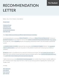 of recommendation letter sles