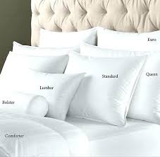 Euro Pillow Size Guide To Pillow Sizes