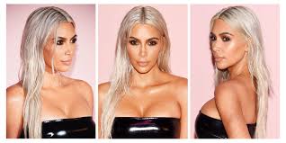 I did a crazy transformation. Kim Kardashian Just Dyed Her Hair Platinum Blonde Again
