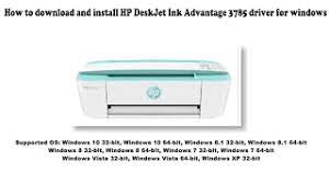 Hp deskjet 3785 driver download it the solution software includes everything you need to install your hp printer.this installer is optimized for32 & 64bit windows, mac os and linux. How To Download And Install Hp Deskjet Ink Advantage 3785 Driver Windows 10 8 1 8 7 Vista Xp Youtube