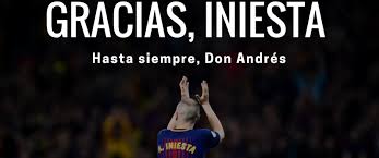 Bilderesultat for gracias iniesta