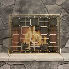 Single Panel Madison Fireplace Screen