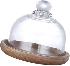 topbathy glass dome with wooden