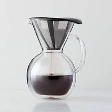 bodum glass pour over coffee maker