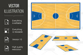 basketball court floor plan by