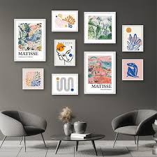 9 Piece Gallery Wall Set Matisse Print