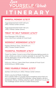 love yourself week promotes self