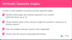 Vertically Opposite Angles Gcse Maths