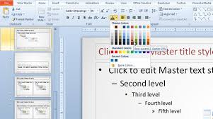 How To Change Default Font Color In A Powerpoint Presentation Template