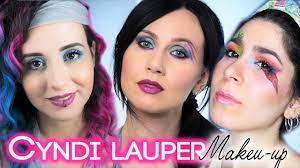 cyndi lauper inspired makeup you