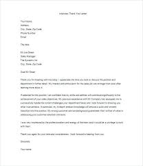 Thank You Letter After Unsuccessful Job Interview Images Template