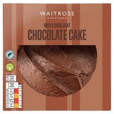Waitrose Belgian Chocolate Cake Waitrose Partners gambar png