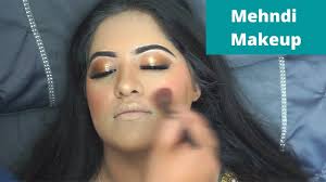mehndi makeup tutorial easy step by