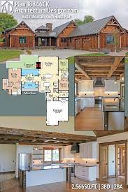 Rustic Mountain Ranch House Plan