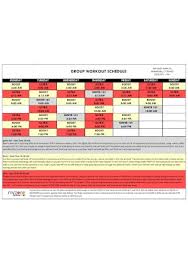 19 sle workout schedule templates