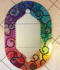 Buy Custom Mosaic Stain Glass Mirror