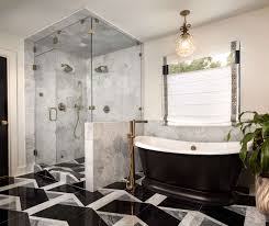 20 bathroom floor tile ideas that go