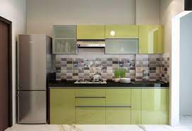 Modern kitchen simple kitchen design indian style. A Simple Minimal One Wall Kitchen Cabinet Design With Compact Style Small Indian Modular Interior Kitchen Small Kitchen Design Color Interior Design Kitchen