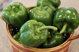 freezing green or sweet bell peppers