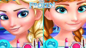 frozen elsa s make up look walkthrough