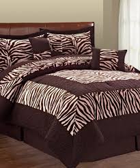 lotus pink zebra comforter set