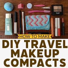 how to make ultra compact travel makeup