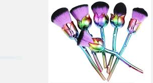 cute glitter makeup cosmetic brushes