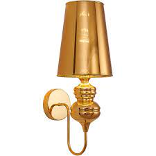 polished gold wall sconce wall light