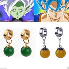 Look like a stud with a pair of stud earrings. Super Dragon Ball Z Vegetto Potara Earring Cosplay Earrings Ear Stud New Buy Super Dragon Ball Z Vegetto Potara Earring Cosplay Earrings Ear Stud New In Tashkent And Uzbekistan Prices Reviews