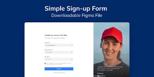 simple sign up form figma community